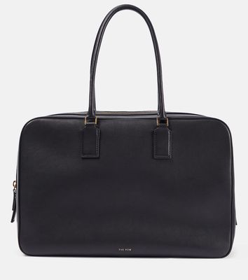 The Row Domino leather tote bag