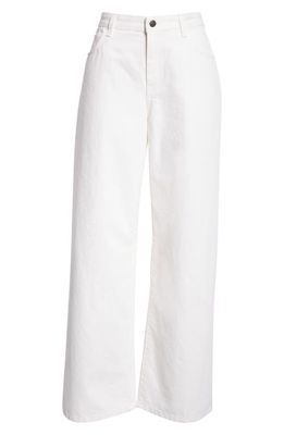 The Row Eglitta Wide Leg Jeans in White