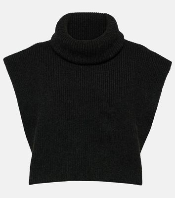 The Row Emmit ribbed-knit cashmere collar
