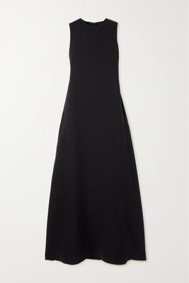 The Row - Eno Silk-crepe Maxi Dress - Black