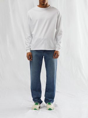 The Row - Enriques Organic-cotton Long-sleeved T-shirt - Mens - White