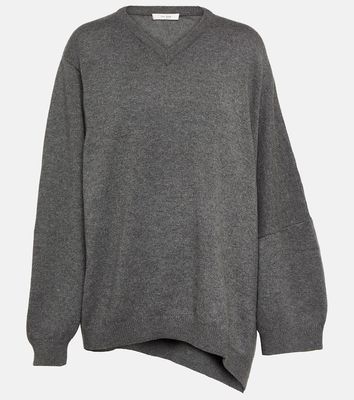 The Row Erminia asymmetric cashmere sweater