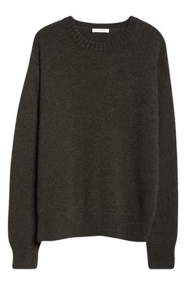 The Row Fiji Cashmere Sweater in Enzyme Black Melange