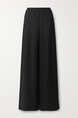 THE ROW Marcellita pleated wool-twill wide-leg pants