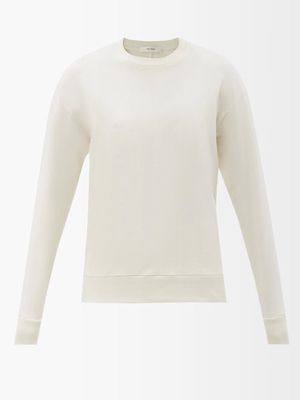 The Row - Gideon Cotton-jersey Long-sleeved T-shirt - Womens - White