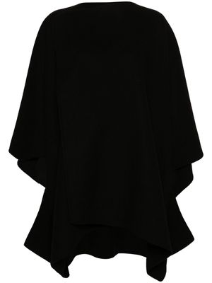 The Row Gilan cashmere poncho - Black
