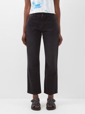 The Row - Golding Low-rise Straight-leg Jeans - Womens - Black
