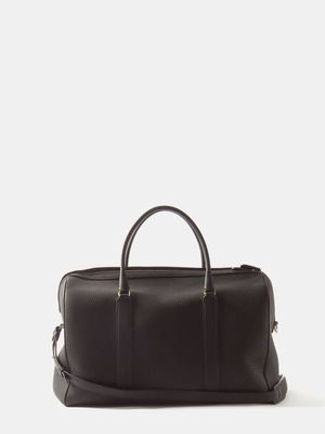 The Row - Grained-leather Holdall - Mens - Black