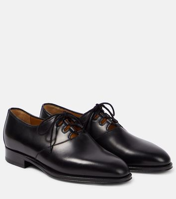 The Row Grant leather Derby shoes