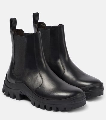 The Row Greta leather Chelsea boots