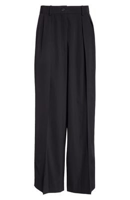 The Row Igor Wide Leg Pants in Black