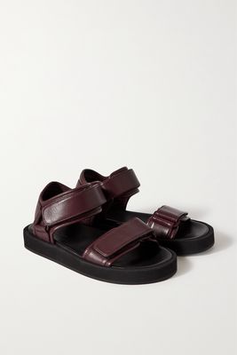The Row Kids - Leather Sandals - Purple