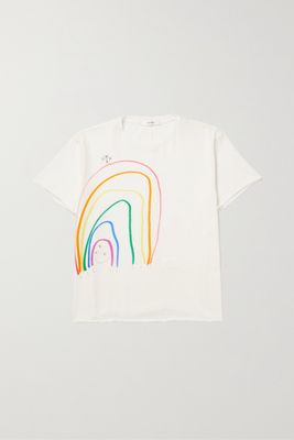 The Row Kids - Rainbow Printed Organic Cotton-jersey T-shirt - White