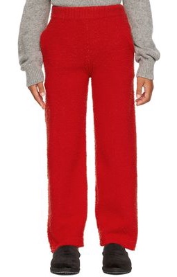 The Row Kids Red Bugsy Lounge Pants