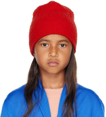 The Row Kids Red Elix Beanie