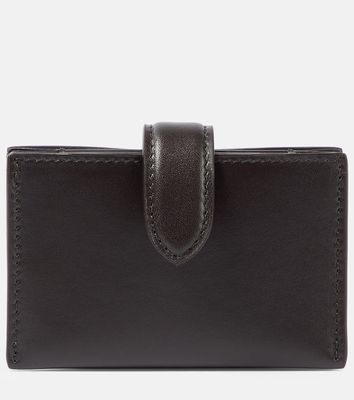 The Row Leather card case