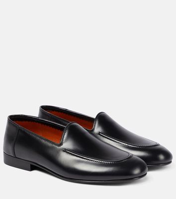 The Row Leather loafers
