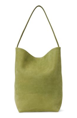 The Row Medium North/South Park Leather Tote in Gazon