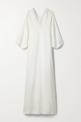The Row - Meelo Silk-crepe Maxi Dress - Ivory