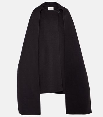 The Row Meti scarf-detail cashmere coat