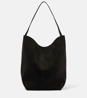The Row N/S Park Large suede tote bag