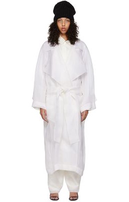 The Row Off-White Lau Trench Coat