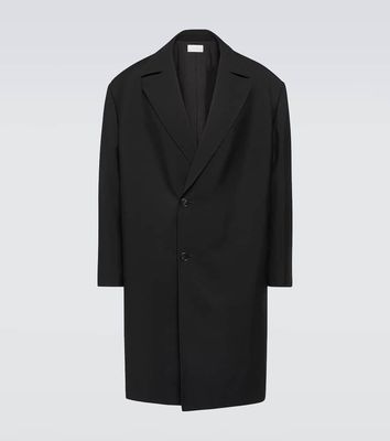 The Row Pers double-breasted virgin wool overcoat