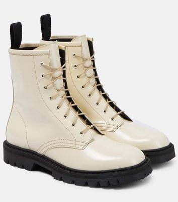 The Row Ranger leather ankle boots