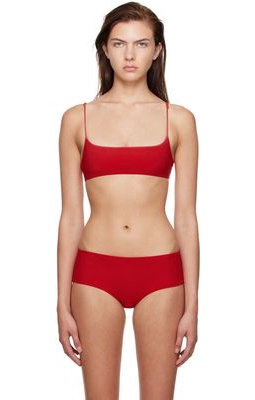 The Row Red Flori Bikini Top