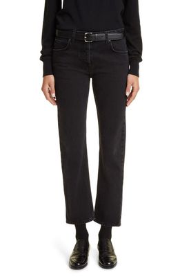 The Row Riaco Straight Leg Jeans in Black