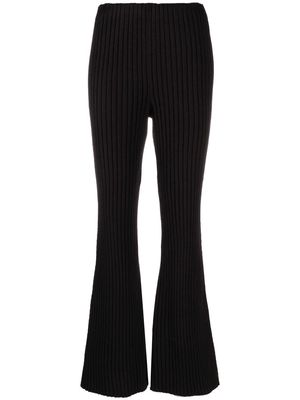 The Row ribbed cashmere trousers - Blue