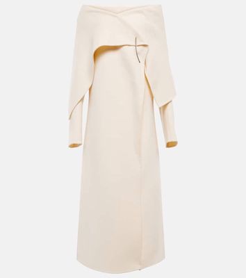 The Row Rivoli asymmetrical baby cashmere coat