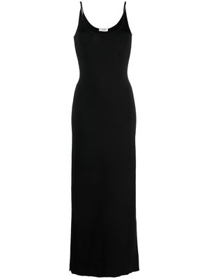The Row round-neck sleeveless dress - Black