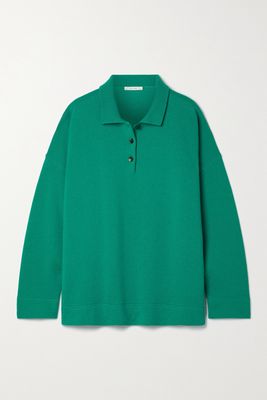 The Row - Sinop Oversized Cashmere Sweater - Green