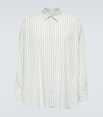 The Row Sisco striped silk shirt
