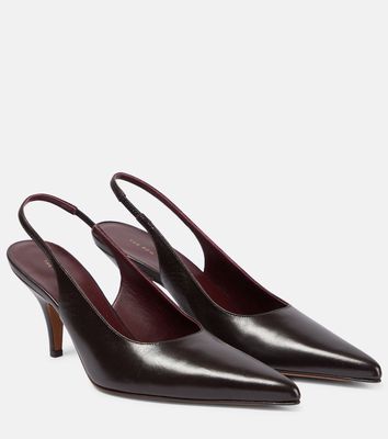The Row Sling Point leather pumps