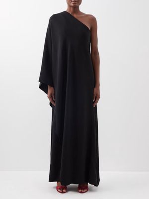 The Row - Sparrow One-shoulder Silk Gown - Womens - Black