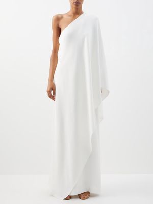 The Row - Sparrow One-shoulder Silk Gown - Womens - Ivory