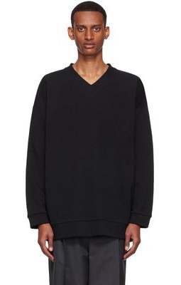 The Row SSENSE Exclusive Black Essen Sweater
