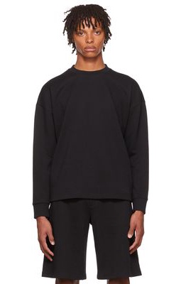 The Row SSENSE Exclusive Black Ezan Sweater