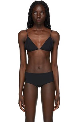 The Row SSENSE Exclusive Black Fotini Bikini Top