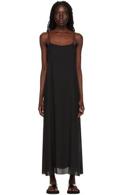 The Row SSENSE Exclusive Black Kula Maxi Dress