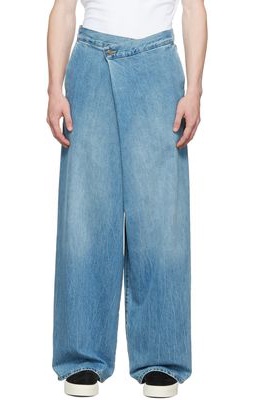 The Row SSENSE Exclusive Blue Tunna Jeans