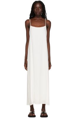 The Row SSENSE Exclusive White Kula Maxi Dress
