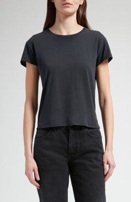 The Row Tori Organic Cotton T-Shirt in Black
