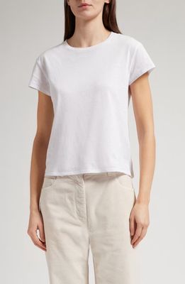 The Row Tori Organic Cotton T-Shirt in White