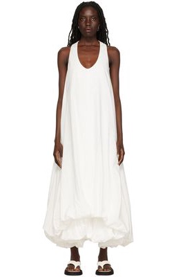 The Row White Capi Maxi Dress
