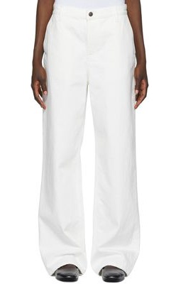 The Row White Louie Jeans