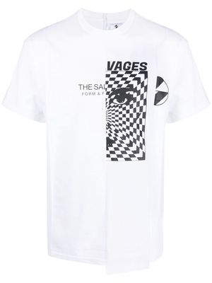The Salvages graphic-print cotton T-shirt - White