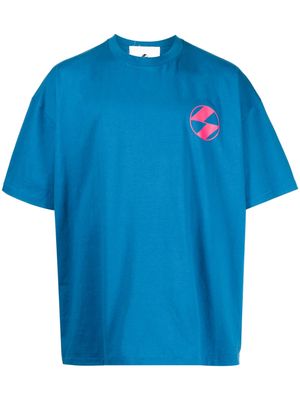 The Salvages logo print OS T-shirt - Blue